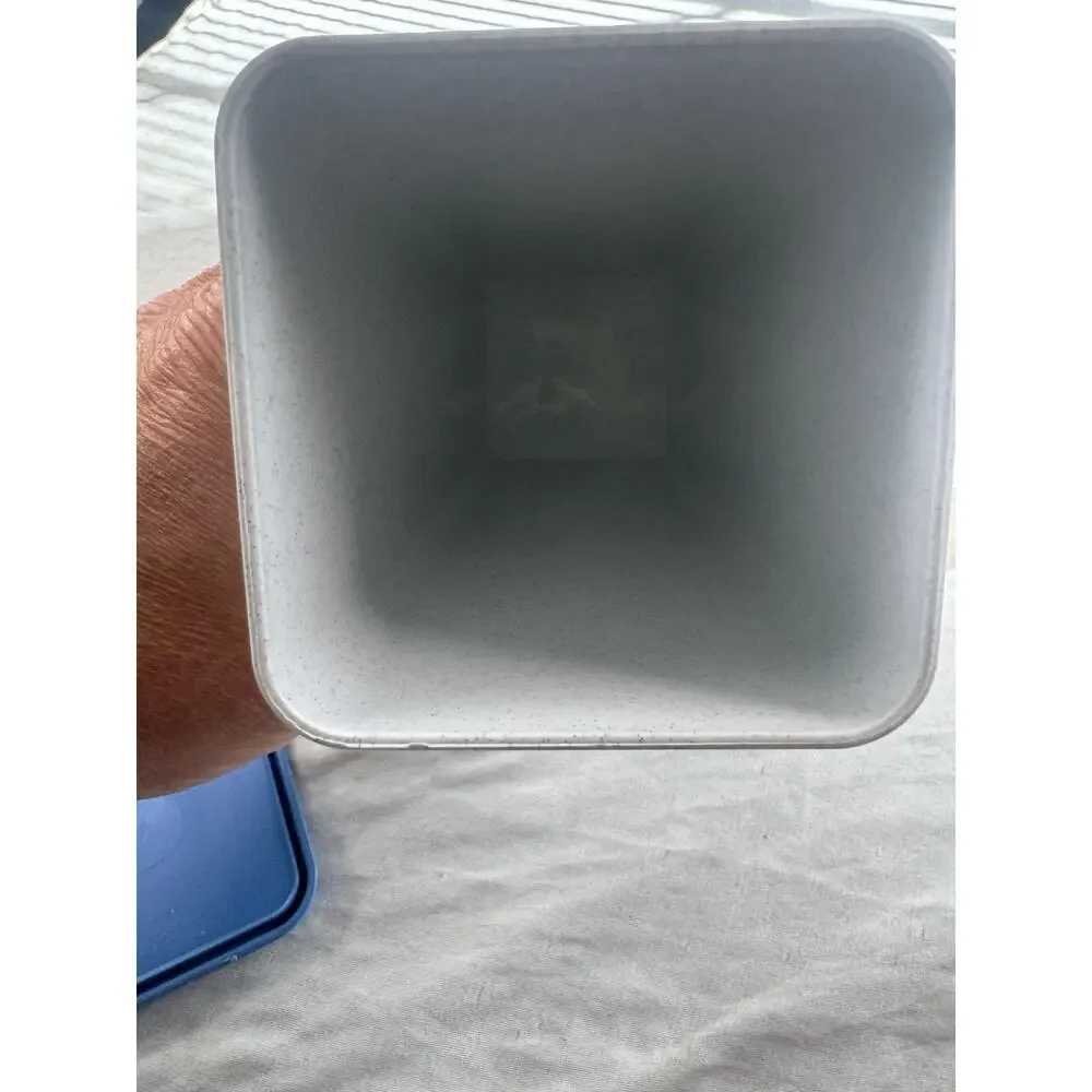 Vintage Tupperware Modular Mate Canister Container W Lid Insert Speckled USA